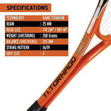 Head Nano Ti Tornado Squash Racket